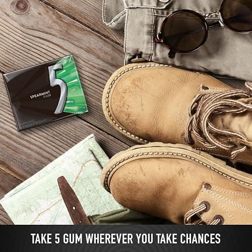 5 GUM Peppermint Cobalt, Spearmint Rain, Wintermint Ascent Sugar-Free Chewing Gum Variety Pack, 15 Packs, WRIGLEY'S 15 Stick thumbnail 7