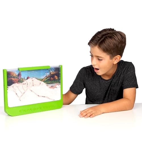 Uncle Milton Giant Ant Farm - Large Viewing Area - Care for Live Ants - Nature Learning Toy - Science DIY Toy Kit - Great Gift for Boys & Girls, Green thumbnail 6