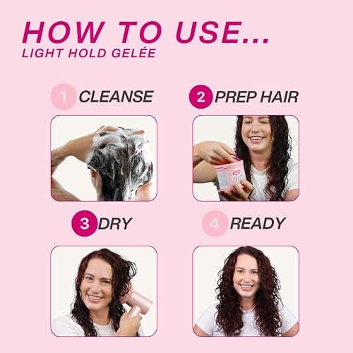 Dippity Do Girls with Curls Light Hold Gelee, Shape, Smooth & Separate Curls, Formulated with Aloe, Vitamin E & Wheat Protein, Frizz-Free, Never Crunchy, Curly Hair Gel For Women, 2 Pack thumbnail 6