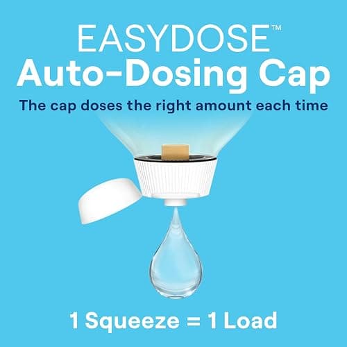 Seventh Generation EasyDose Laundry Detergent, Ultra Concentrated: 66 Loads, Free & Clear Designed for Sensitive Skin, 23.1 Fl Oz thumbnail 3