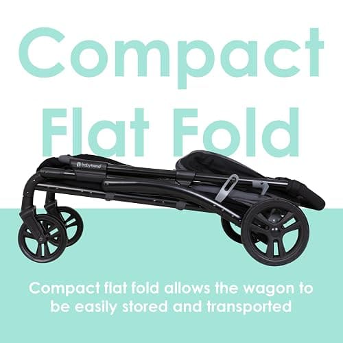 Baby Trend Expedition® LTE 2-in-1 Stroller Wagon, Madrid Black thumbnail 15