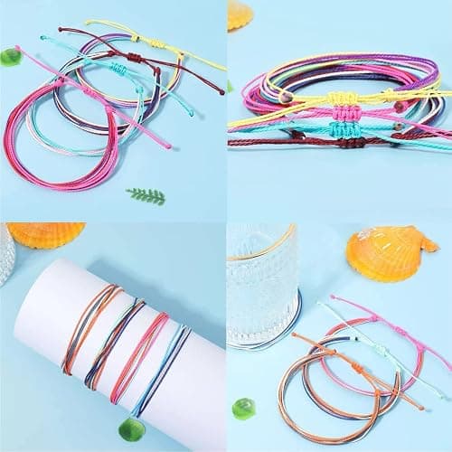 Long tiantian Summer Stuff String Anklet Bracelet for Women Beachy Bracelets Essentials Waterproof Surfer Bracelets Cute Summer Accessories Resort Wear for Women 2026 thumbnail 9
