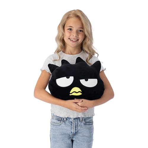 Northwest Sanrio Badtz-Maru Cloud Pillow 12" – Plush Stuffed Pillow, Cartoon Character Throw Pillow, Bedroom Decor, Gift for Fans thumbnail 6