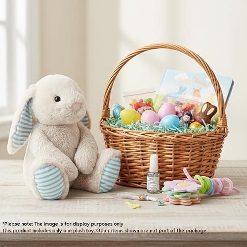 WEIGEDU Beige Cream Bunny Rabbit Stuffed Animals Plush Toys | For Kids Girls Boys Baby, Birthday Bedtime Gift, 17.7 inches thumbnail 7