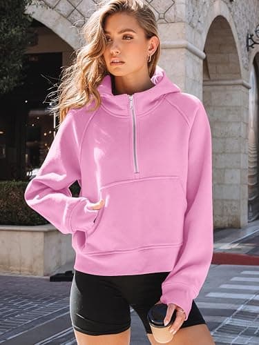 AUTOMET Womens Hoodies Fleece Fall Fashion Outfits Workout Sweatshirts Y2k Winter Zip Up Jackets Oversized Tops Clothes 2025 thumbnail 5