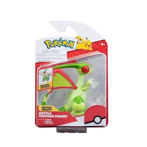 Pokémon Feature 4.5-Inch Flygon Battle Figure with Flapping Wing Attack - Image 1