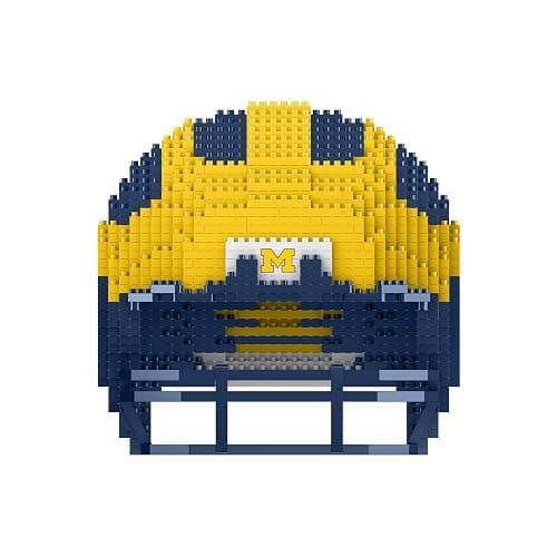 FOCO NCAA Unisex-Adult NCAA College 3D BRXLZ Puzzle Replica Helmet Set thumbnail 3