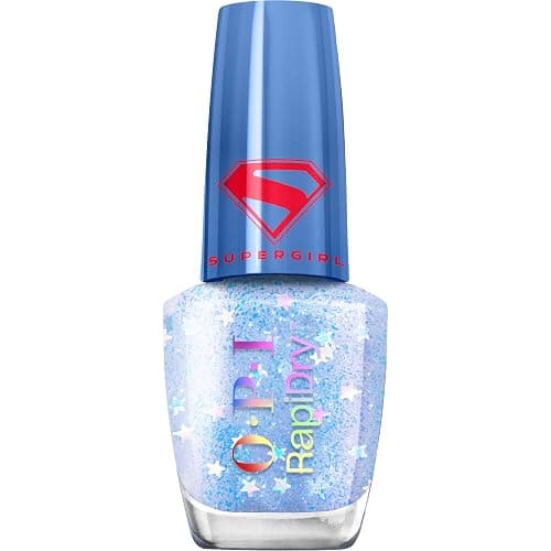 OPI RapiDry Quick Dry Nail Polish | Crème & Shimmer Finishes | Smudge Proof, Fast Drying in 60 Seconds | Vegan Formula | Supergirl Limited Edition Collection - Image 1