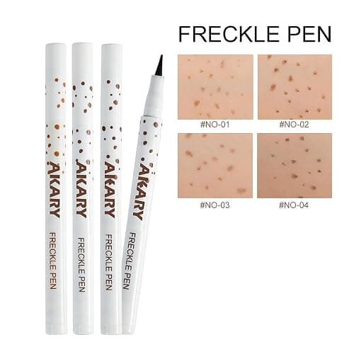AKARY Freckle Pen Professional Lifelike Face Concealer Point Out Natural Waterproof Longlasting Soft Artificial Freckles Fine Makeup Freckle Pen Life Face Decoration (#03 Chestnut) thumbnail 2