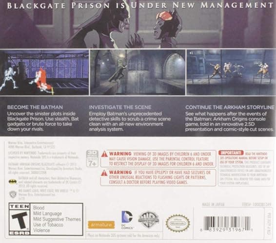 Batman: Arkham Origins Blackgate - Nintendo 3DS thumbnail 2