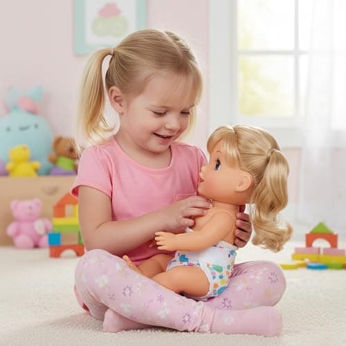 Pail Buddies Baby Doll Diapers Refill Value Pack | Fits Most Baby Alive 10–14 Inch Dolls That Drink & Wet / Poop | 32 Diapers thumbnail 2