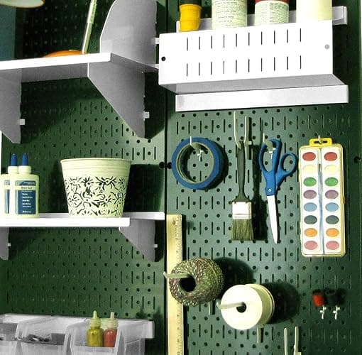 Green Metal Pegboard by Wall Control - 2 Pack thumbnail 6