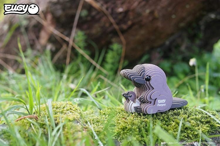 EUGY 048 Platypus Eco-Friendly 3D Paper Puzzle [New Seal] thumbnail 2