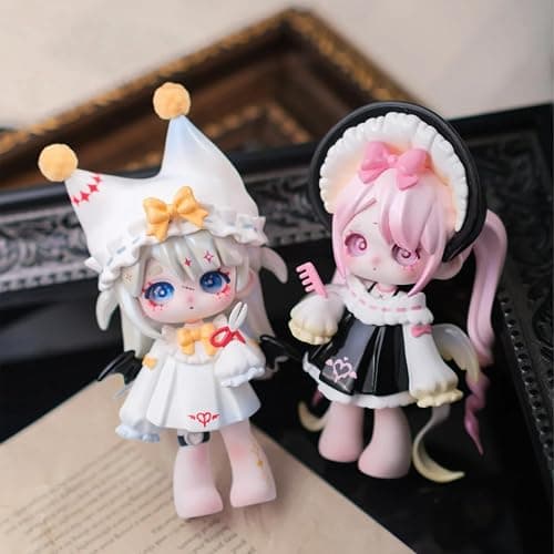 CALEMBOU Anime Blind Box Figure, Cute Ninita Magic Mirror Land Series Anime Mystery Box Figure, Collectable Kawaii PVC Toys for Birthday Gifts thumbnail 2