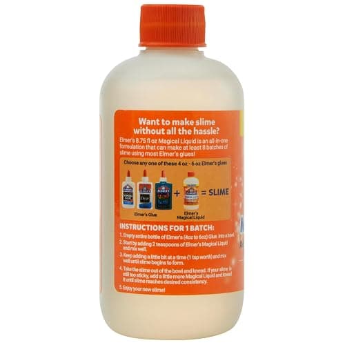 Elmer's Magical Liquid, Slime Activator Solution, Updated Formula for Double Slime Output, Safe, Washable, 8.75 fl oz - Kids Activity, Arts & Crafts, #1 Teacher Brand thumbnail 7