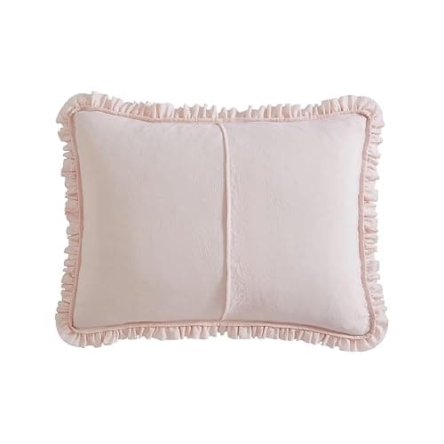 Laura Ashley- Twin Quilt Set, Reversible Bedding Set Including Sham(s), Lightweight for Year Round Use, Coquette Room Decor (Hailee Pink, Twin) thumbnail 7