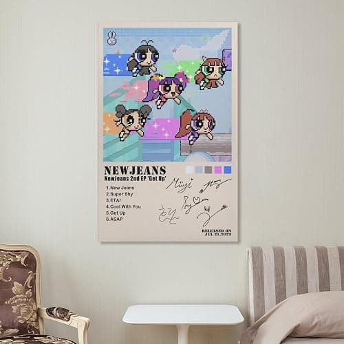 Newjeans 2nd EP Get Up Signature Music Poster Album Cover Artistic Poster 08x12inch(20x30cm) thumbnail 7