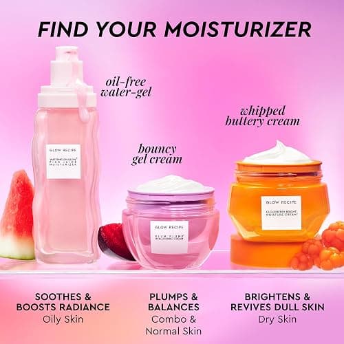 Glow Recipe Pink Juice Water Gel Moisturizer Travel Size, Korean Gel Moisturizer for Glass Skin, Oil-Free Hydrating Hyaluronic Acid Face Moisturizer for Oily Skin, Non-Comedogenic, Long-Lasting (25ml) thumbnail 6