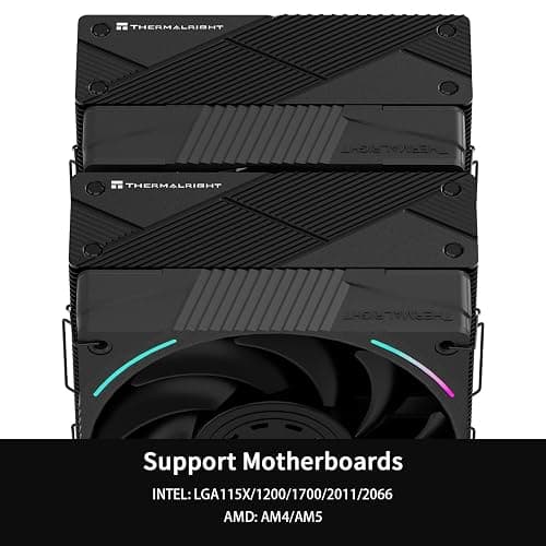 Thermalright Phantom Spirit 120 EVO CPU Cooler,7×6mm Heat Pipes CPU Air Cooler,Dual PWM Fan Computer Cooling,2150RPM Speed,for AMD AM4 AM5/Intel 1700/1150/1151/1200/17XX/2011/1851 thumbnail 3