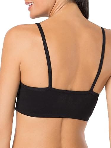 Fruit of The Loom Womens Spaghetti Strap Cotton Pullover Sports Bra Value Pack thumbnail 6