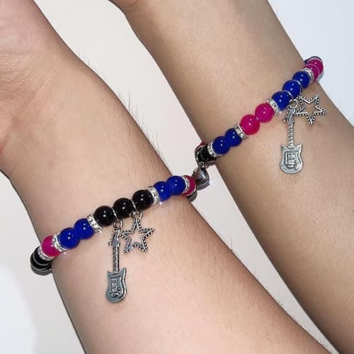 Korotho Matching Spider Bracelets for Couples Best Friend, Christmas Matching Heart Charm Bracelets Gifts for Couples Friends Spider Friendship Jewelry to Sister Bestie Long Distance Gift for Bf Gf thumbnail 6