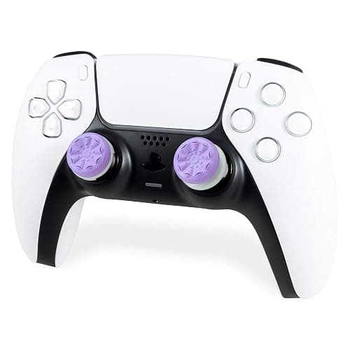 KontrolFreek FPS Freek Galaxy Purple for PlayStation 4 (PS4) and PlayStation 5 (PS5) | Performance Thumbsticks | 1 High-Rise, 1 Mid-Rise | Purple thumbnail 6