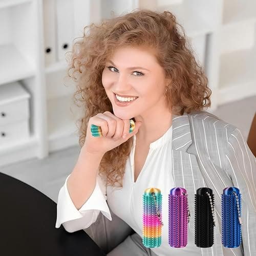 fidget toys 4PCS 3D Printed Fidget Toy Little Ouchies Pain Fidget FeiatPogra Spiky Fidget Clicker for Adults & Teens Sensory Pain Stimming Fidgets for Stress Relief & Focus 3D Printed Fidgets thumbnail 2