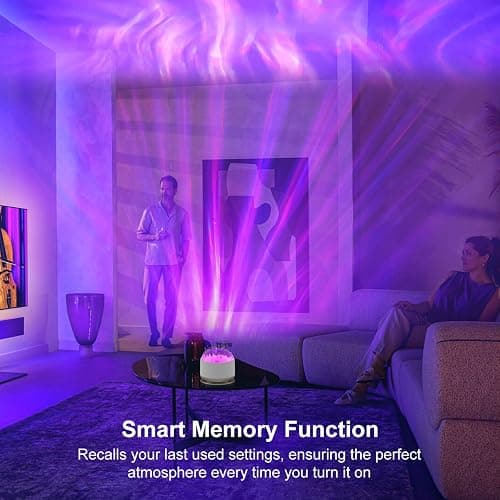 HUMIIEYE Northern Lights Projector, 16 Light Color Aurora Night Light Projector for Bedroom, Remote Galaxy Light Projector, Dimmable Mood Lighting with Memory Function for Playroom Kids Teen Girl Gift thumbnail 4