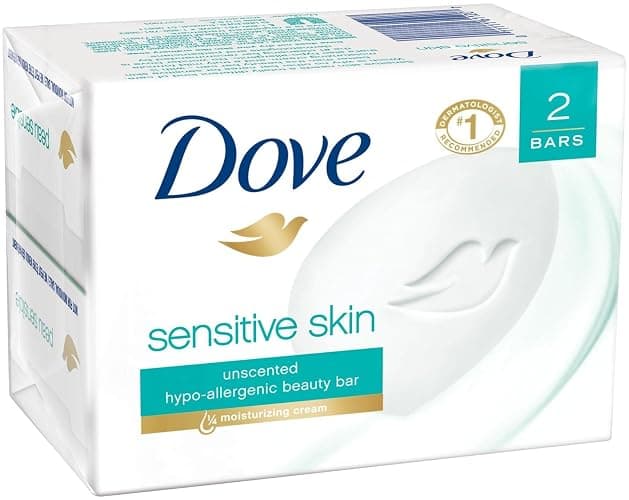 Sensitive Skin Unscented HypoAllergenic Beauty Bar 2 Ea - Image 1