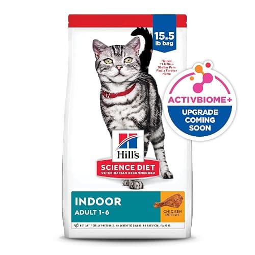 Hill's Science Diet Indoor, Adult 1-6, Easy Litter Box Cleanup, Dry Cat Food, Chicken Recipe, 15.5 lb Bag thumbnail 14