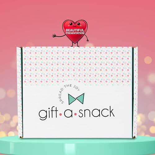 Gift A Snack - Snack Box Variety Pack Care Package + Greeting Card (40 Count) Graduation Birthday Sweet Treats Gift Basket, Candies Chips Crackers Bars Office Food Assortments & Variety Gifts thumbnail 6