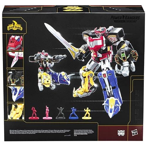 Power Rangers Hasbro Lightning Collection Zord Ascension Project Mighty Morphin Dino Megazord 1:144 Scale Collectible thumbnail 3