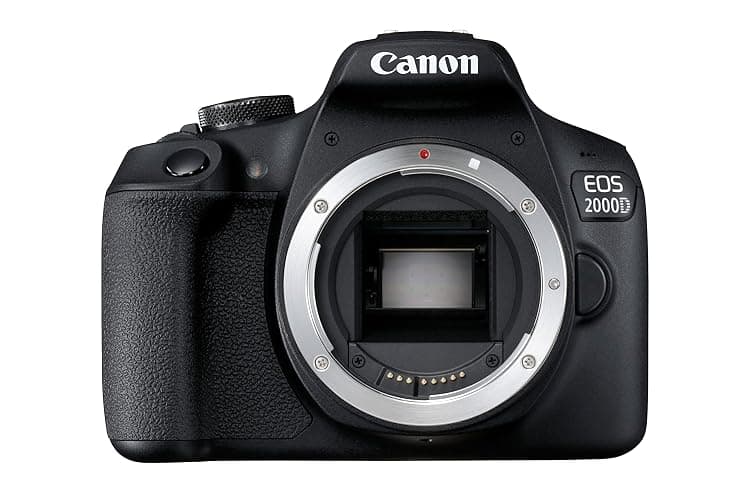 Canon EOS 2000D Spiegelreflexkamera - mit Objektiv EF-S 18-55 F3.5-5.6 III (24,1 MP, DIGIC 4+, 7,5 cm (3.0 Zoll) LCD, Display, Full-HD, WiFi, APS-C CMOS-Sensor), schwarz thumbnail 2