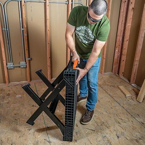 Klein Tools 54410MB MODbox Work Bench, Folding Work Table, Lightweight Portable Workstation, 1000-Pound Capacity, 39.25 x 23.75 x 30.9-Inch, Compatible with MODbox Rail System thumbnail 8