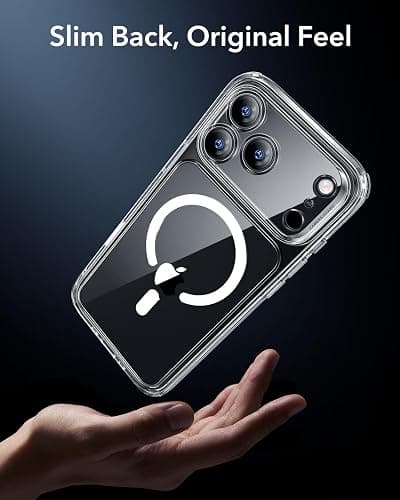 ESR for iPhone 17 Pro Max Case for MagSafe, Camera Control, Clear | Anti-Yellowing, Ultra Slim, 3X Military-Grade Drop Protection, Magnetic Phone Case, Impact Absorbing thumbnail 7