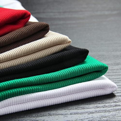 Roselux Womens Long Sleeve Stretch Crewneck Ribbed T-Shirt Fitted Casual Basic Tops thumbnail 2