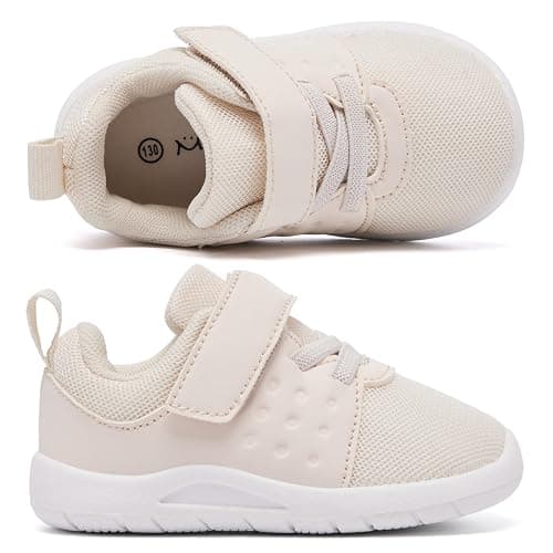 MORENDL Toddler Baby Shoes 0-4 Years Boy Girl Lightweight Breathable Non-Slip Sports Sneakers Running Walking Tennis Barefoot Shoes thumbnail 4