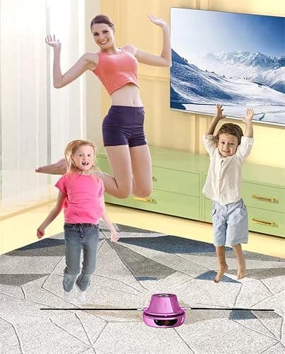 Smart Jump Rope Machine Electronic Skipping Ropes 1-10 Speed Level Adjustment Multiplayer Jumping Rope Groups Rope Skipping LED Display Counter Workout for Women/Men/Kids thumbnail 7