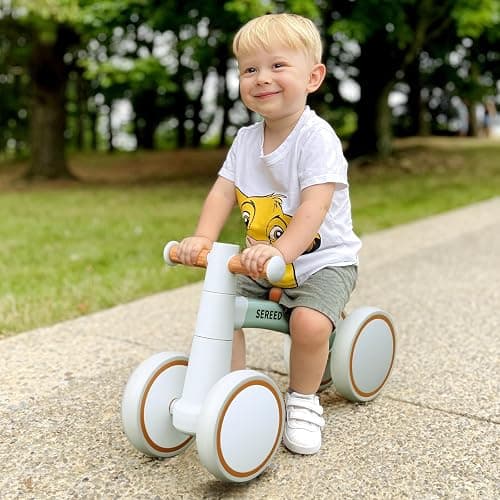 SEREED Baby Balance Bike for 1 Year Old Boys Girls 12-24 Month Toddler Balance Bike, 4 Wheels Toddler First Bike, First Birthday Gifts thumbnail 8