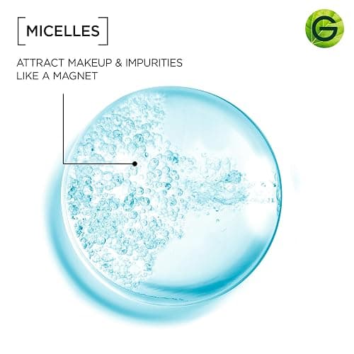 Garnier Micellar Water For Waterproof Makeup, Hydrating Facial Cleanser & Makeup Remover, Suitable for Sensitive Skin, Vegan, Cruelty Free, 13.5 Fl Oz (400mL), 1 Count thumbnail 7