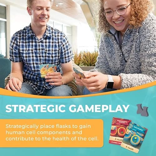 Cytosis: A Cell Biology Board Game | A Science Accurate Strategy Board Game About Building Proteins, Carbohydrates, Enzymes, Organelles, & Membranes | Fun Science Games for Adults & Family Game Night thumbnail 5
