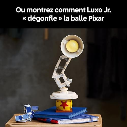 LEGO Ideas Disney Pixar Luxo Jr. - Set pour Adulte - Lampe à Construire - Maquette Collector avec Références Cachées au Film - Décoration Intérieure pour Bureau - Idée Cadeau pour Femme ou Homme 21357 thumbnail 9