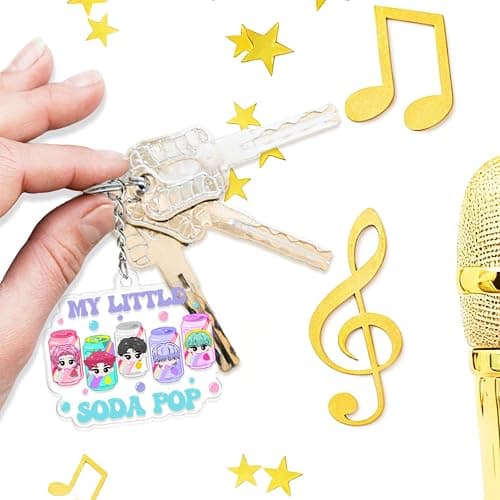 Luxifun K pop Gifts for Women Girls, Korea Pop Demon Keychain Merch Gifts, Cute Hunters Keyring Pendant for K-pop Fans thumbnail 3