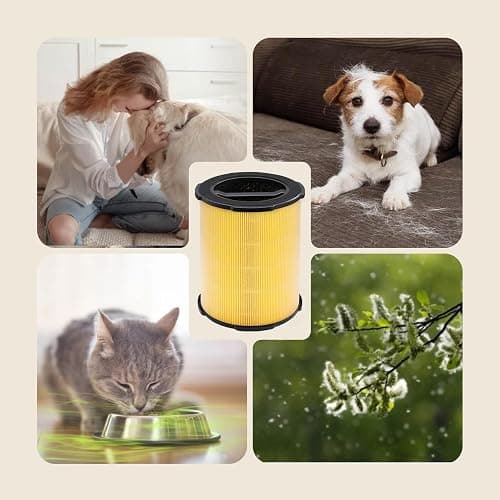 WELOV P200S/P200 Pro Pet Care Filter, 3-in-1 H13 True HEPA and High-Efficiency Activated Carbon Filter for Pet Hair, Dander, Pollen, Dust, Pet Odor, and Other Unwanted Smells thumbnail 7