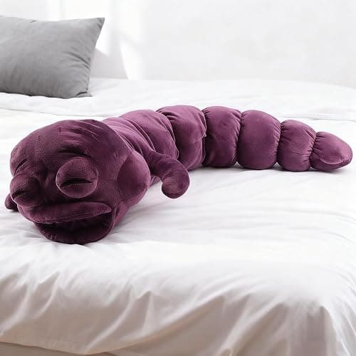 Jujutsu Battle Toji Caterpillar Fushiguro Cursed Sprite Worm Plush JJK Merch Pillow, Kaisen Stuffed Animal Throw Cosplay, Ugly Figure Doll Puppet Sofa Home Decor Gift for Teen 14+ Adult（29.6INCH） thumbnail 6