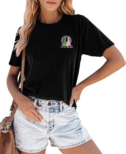 Musical Shirt for Women Tshirt Wizard Movie Fan Gifts Short Sleeve Casual Loose Tee Top thumbnail 4
