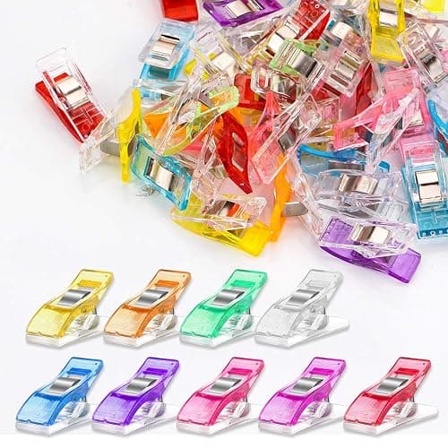 Multipurpose Sewing Clips 30 Pcs Premium Quilting Accessories - Assorted Colors Fabric Clips for Sewing Supplies and Crafting Tools thumbnail 8