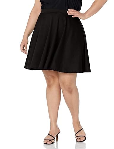 Star Vixen Women's Plus-Size Short Skater Skirt - Image 1