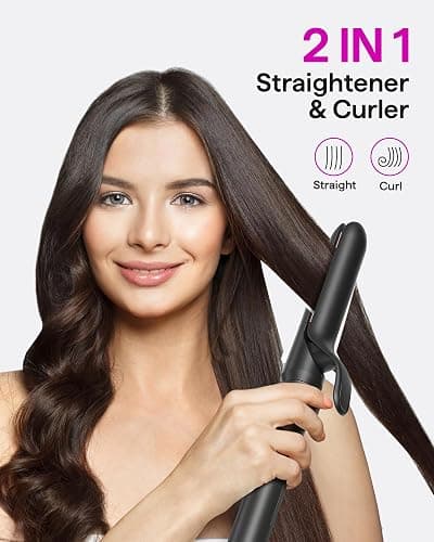 Wavytalk 5 in 1 Curling Iron Set with Thermal Brush and 4 Interchangeable Ceramic Curling Wands (0.5'-1.25'), Instant Heat Up Hair Curling Iron, Rose Gold thumbnail 4