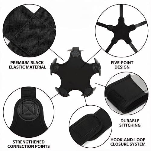Soccer Training Equipment, Solo Soccer Kick Trainer with Reinforced Connection Points, Anti-Snap Practice Aid with Adjustable Waist Belt, Fits Ball Size 3 4 5, Multi-Sport Trainer for Soccerball thumbnail 5